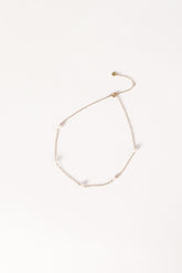 Kealy Pearl Necklace - Gold