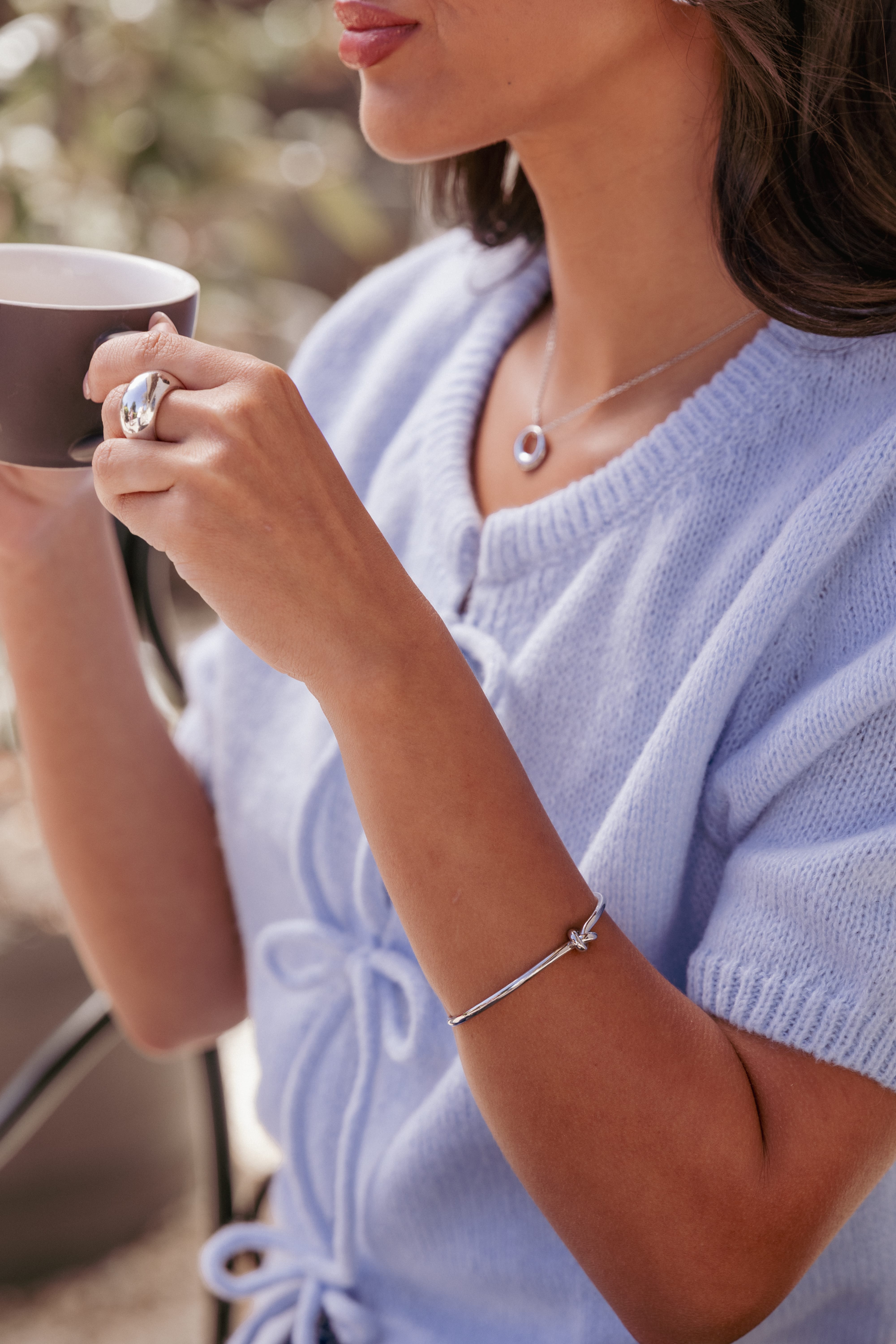 Jarvis Knot Bracelet - Silver