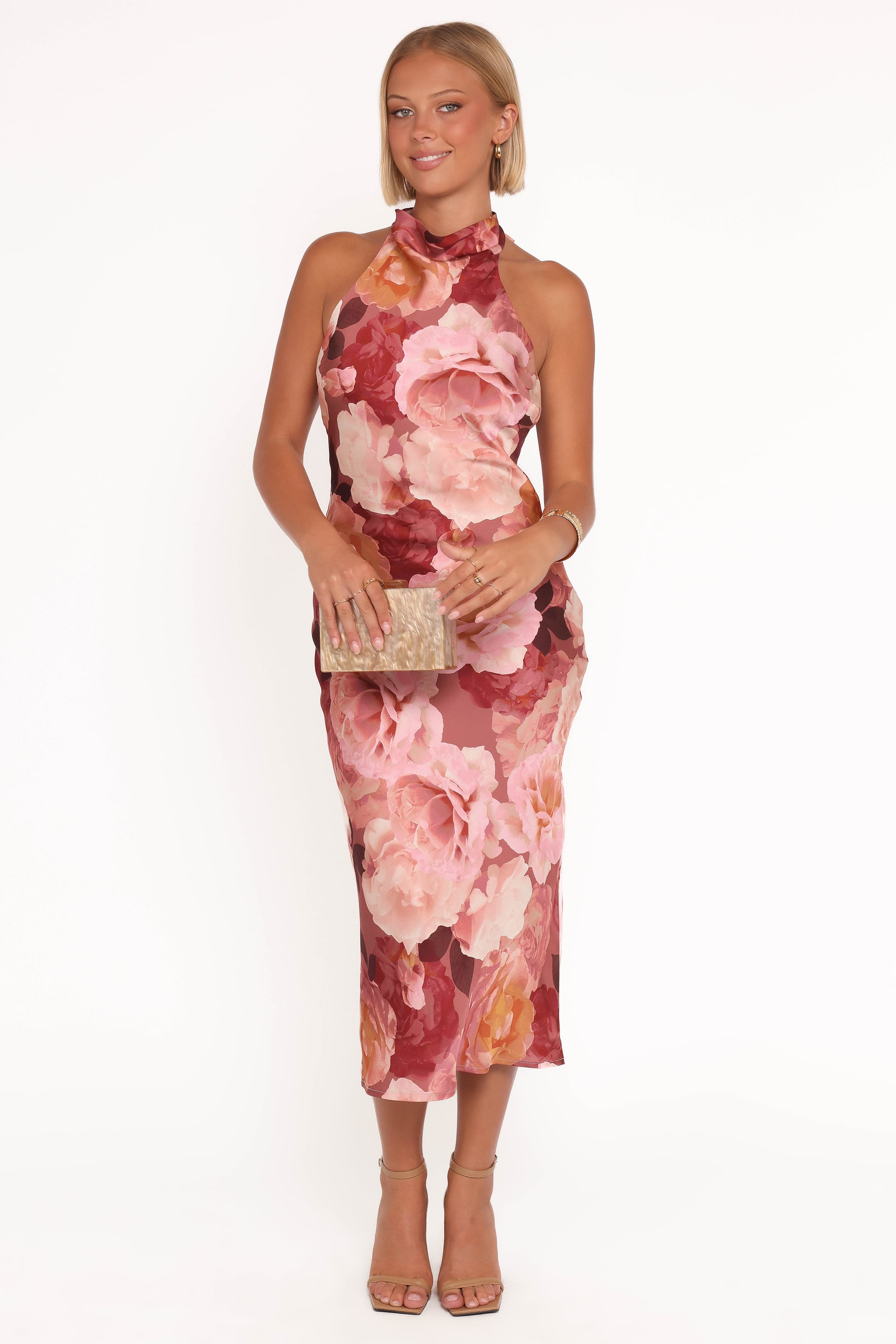 Lovett Maxi Halter Dress - Botanical Garden