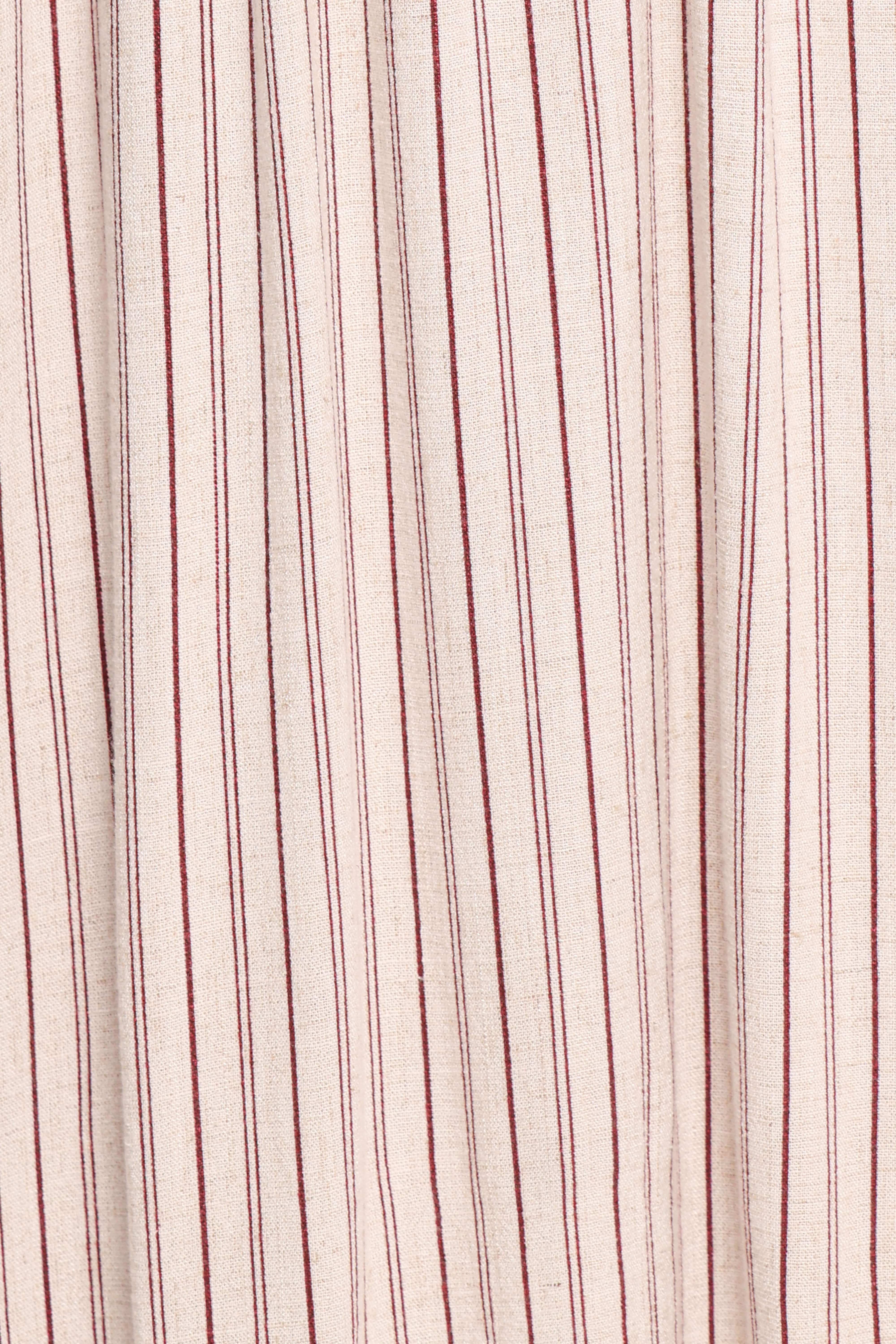 Martin Maxi Dress - Cherry Red Stripe