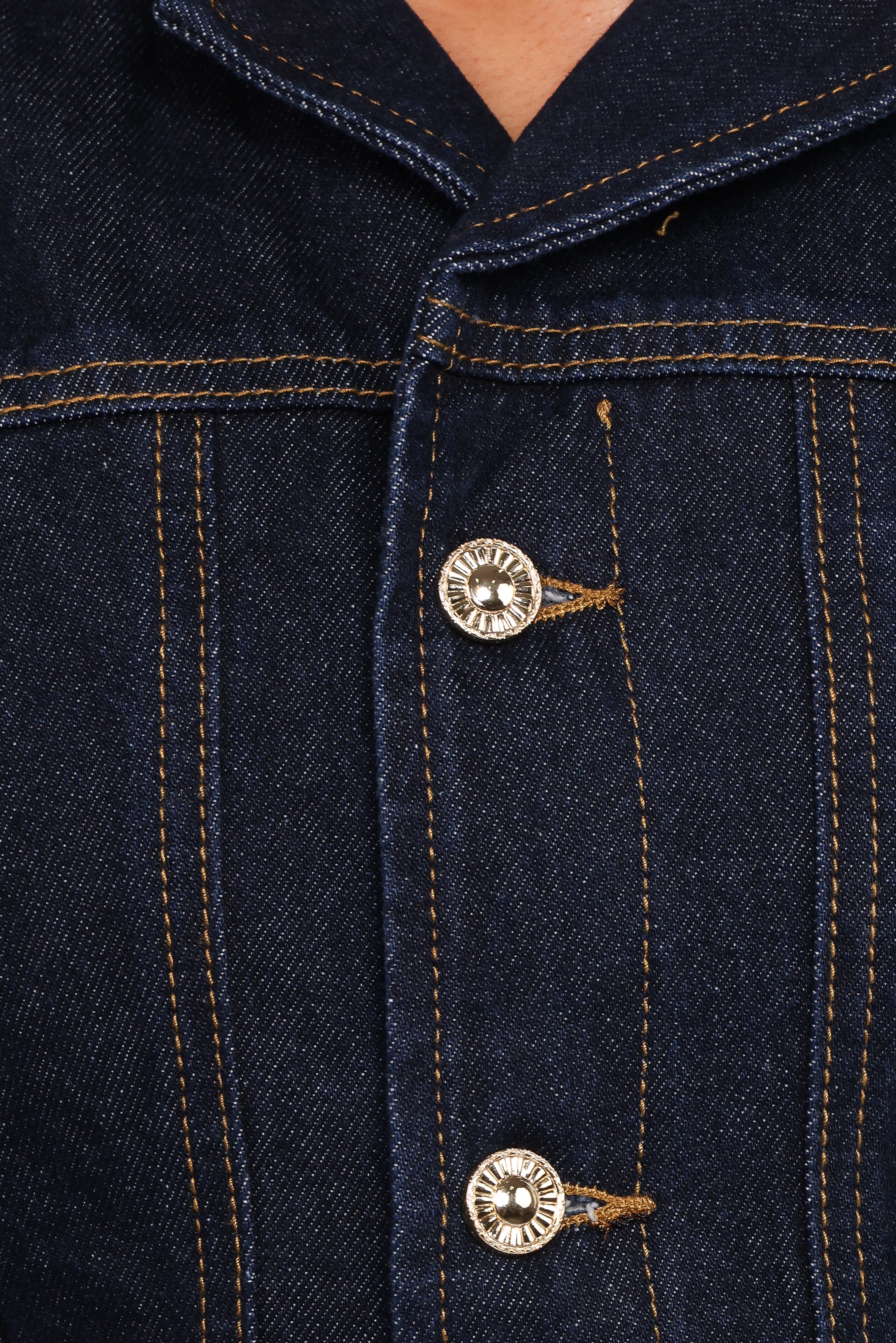Luchia Denim Jacket - Dark Indigo