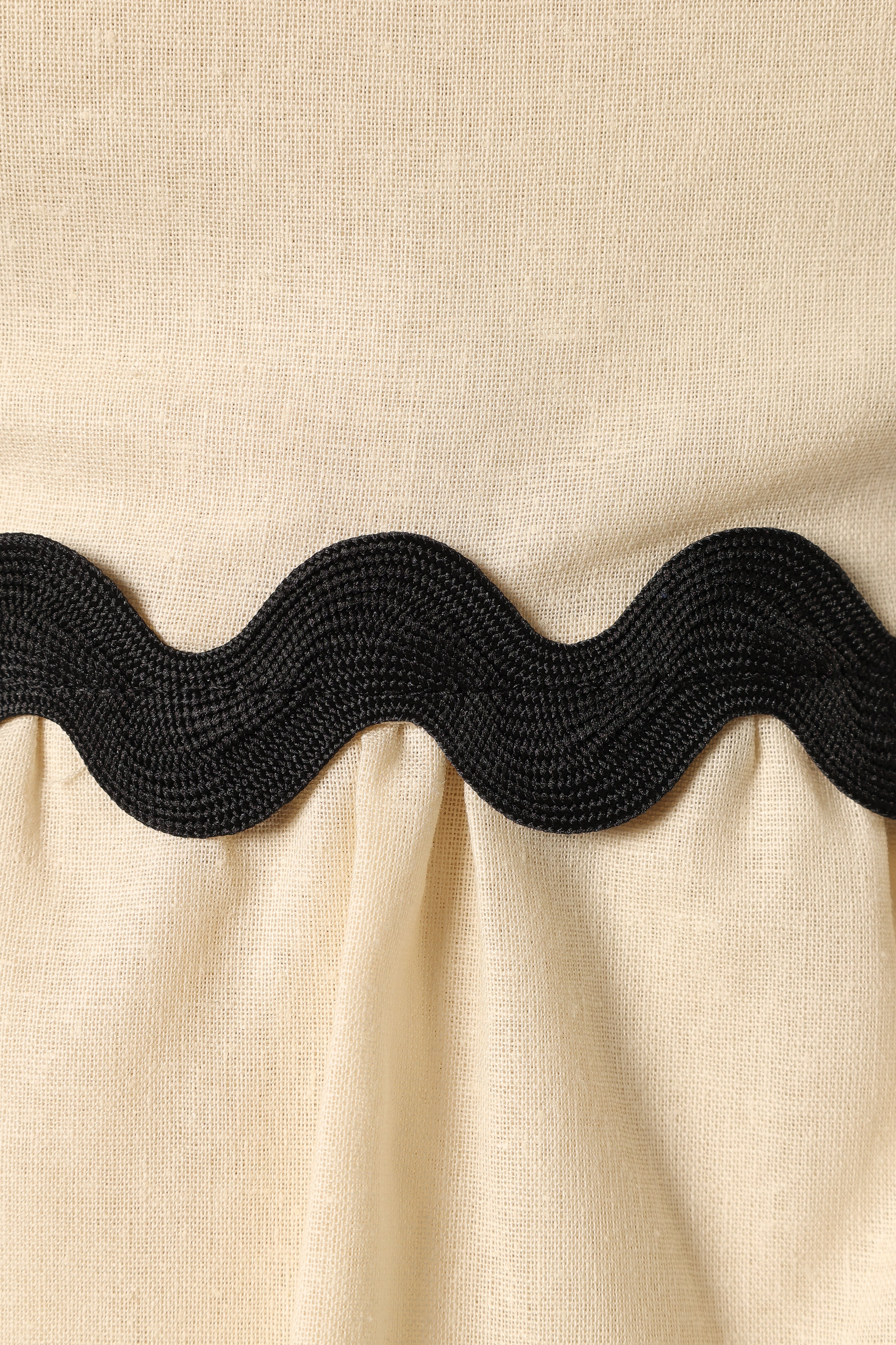 Mollymook Top - Cream Black